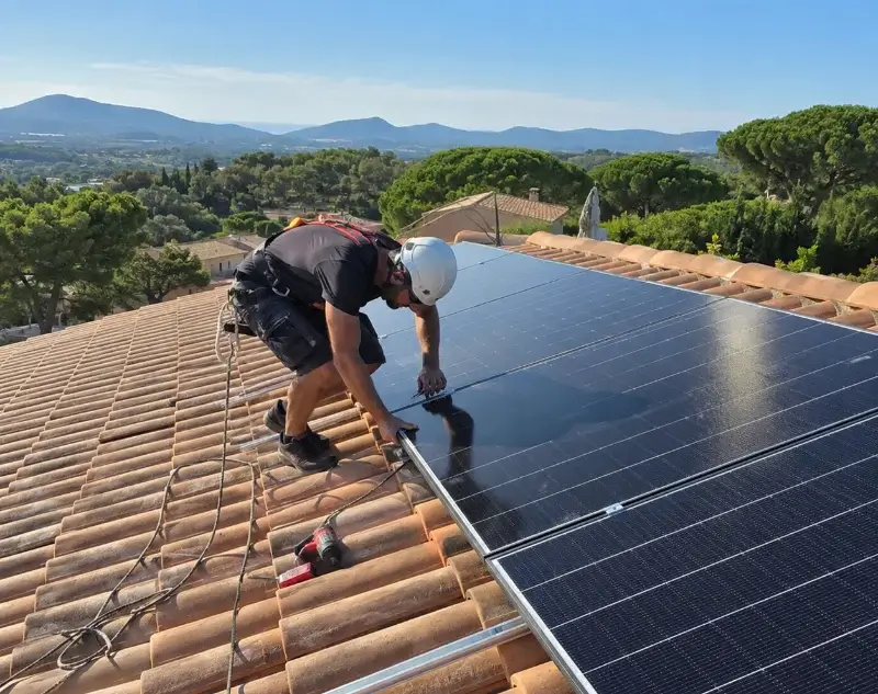 Installateur panneaux solaires Mios — pose photovoltaïque sur toiture