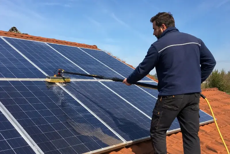 Nettoyage et entretien de panneaux solaires à Mios