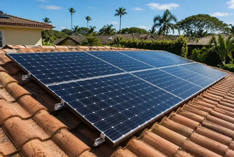 Installation de panneaux solaires à Mios